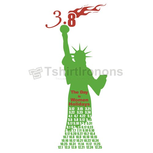 Statue of Liberty T-shirts Iron On Transfers N8085 - Click Image to Close